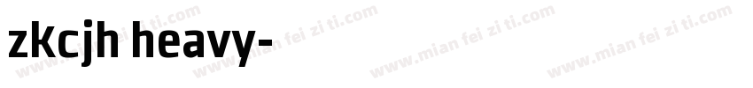 zkcjh heavy字体转换